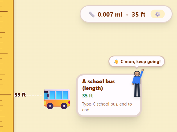 Preview screenshot of The Mile Scroll